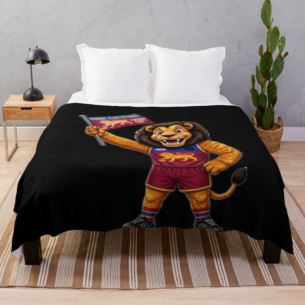 Artikelvorschau, Maskottchen der Brisbane Lions entworfen und verkauft von PurrfectionMeow.