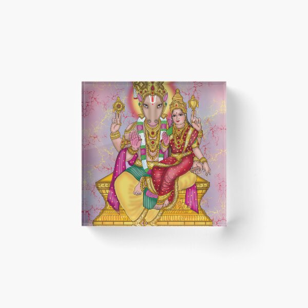 Item preview, Lord Hayagriva Lakshmi Digital Drawing | Hindu Deity Spiritual Artwork designed and sold by Harshit_Digital_Arts.