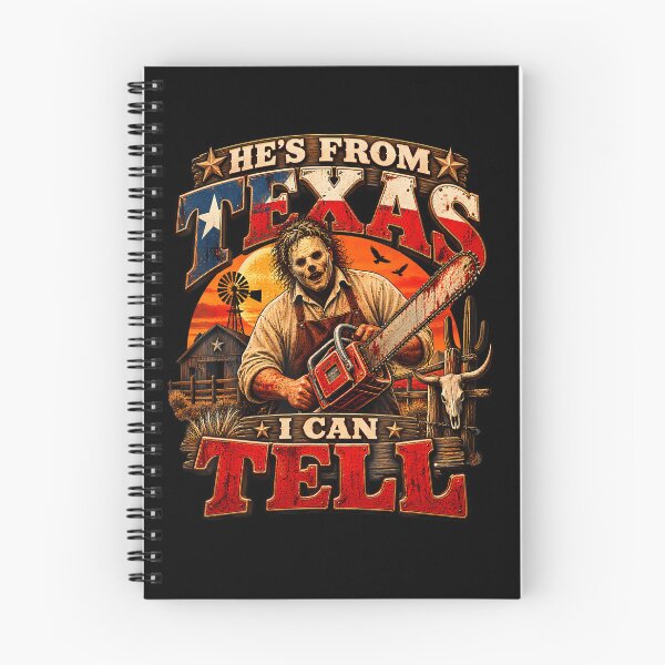 Item preview, Retro Hes From Texas I Can Tell Chainsaw Horror Halloween designed and sold by OddityVault.