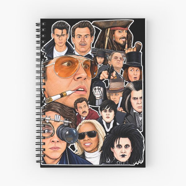 Item preview, Johnny Depp character collage art designed and sold by gjnilespop.