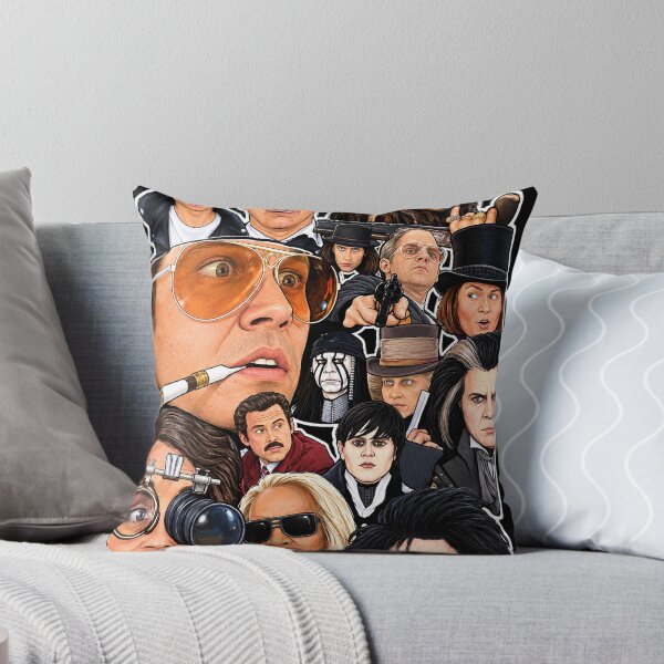 Item preview, Johnny Depp character collage art designed and sold by gjnilespop.