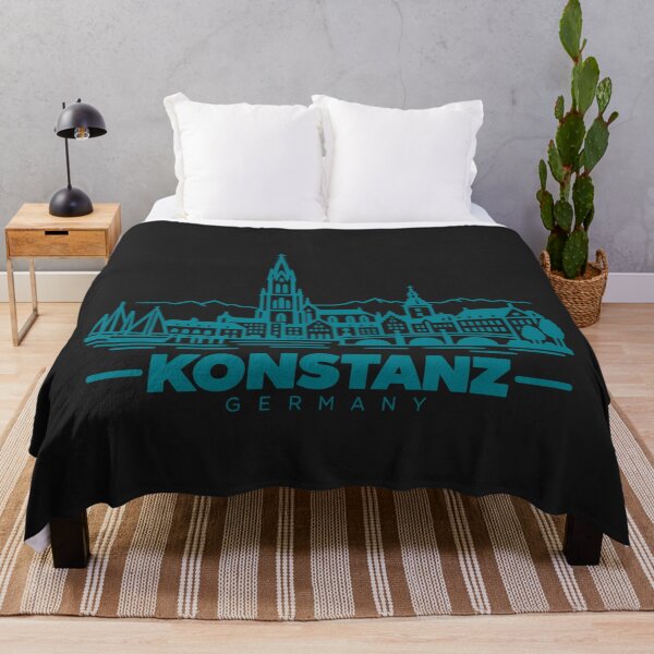 Item preview, Konstanz Germany Line Art Lake Poster designed and sold by CMYKStudio.