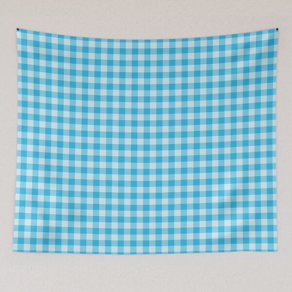 Item preview, Gingham Pattern Blue designed and sold by ArtbyDebbieC.
