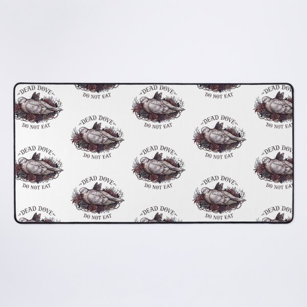 Item preview, Dead Dove Do Not Eat Gothic Tattoo Burgundy Roses designed and sold by Luz M. Oroño.