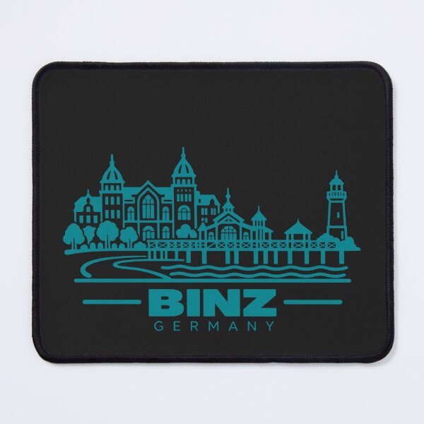 Item preview, Binz Germany Line Art Coastline Poster designed and sold by CMYKStudio.