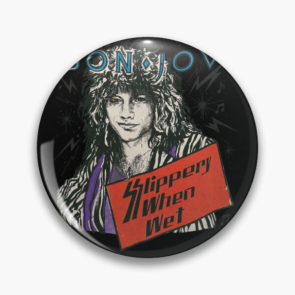 Artikelvorschau, Bon Jovi – Slippery When Wet entworfen und verkauft von Glitch-Critters.