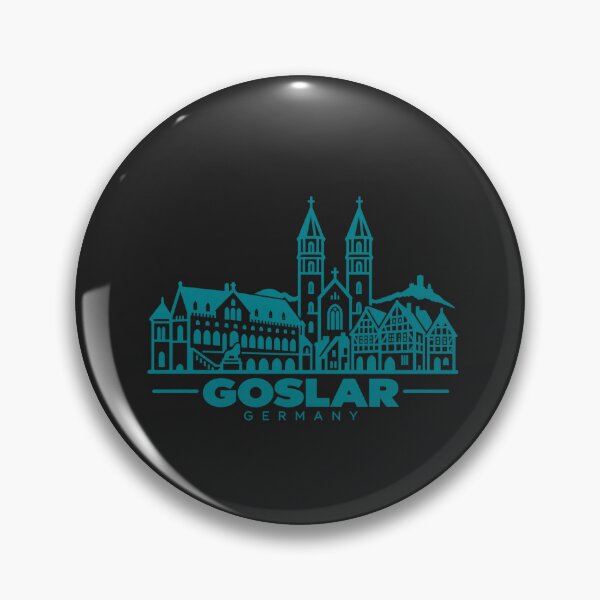 Item preview, Goslar Germany Line Art Landmark Poster designed and sold by CMYKStudio.