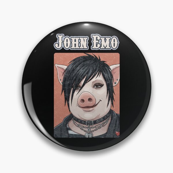 Item preview, John Pork alt John Emo designed and sold by deathanarchy.