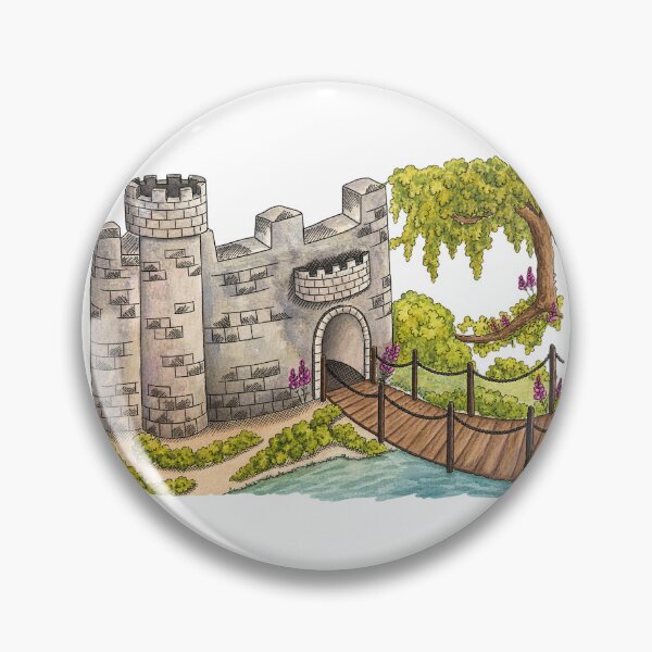 Item preview, Renaissance Castle Landscape designed and sold by Berty's Gifts by Liberty.