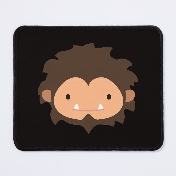 Item preview, Cute Bigfoot Head Cartoon Friendly Mythical Creature Art designed and sold by Hector-Studio.