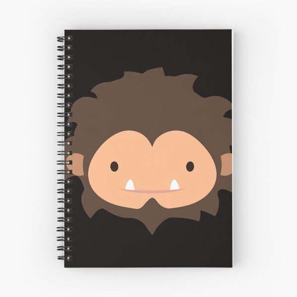 Item preview, Cute Bigfoot Head Cartoon Friendly Mythical Creature Art designed and sold by Hector-Studio.
