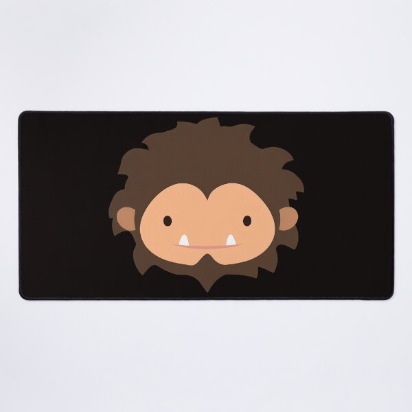 Item preview, Cute Bigfoot Head Cartoon Friendly Mythical Creature Art designed and sold by Hector-Studio.