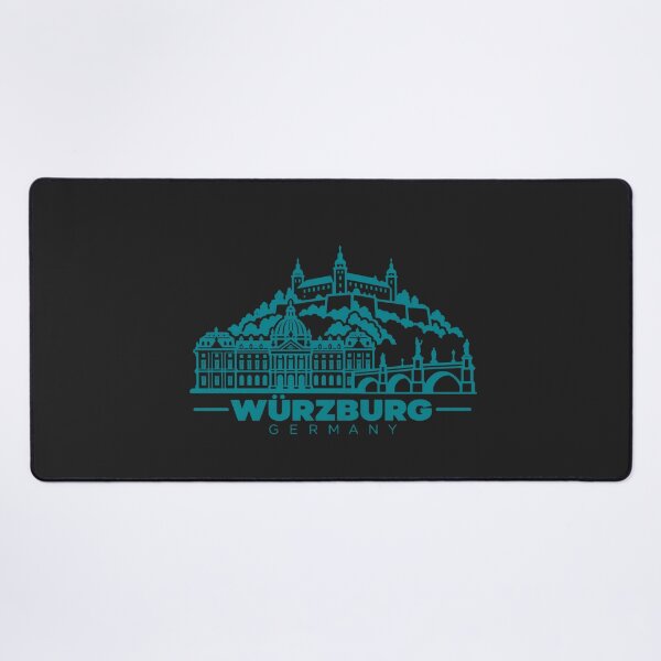 Item preview, Wurzburg Germany Line Art Landmark Poster designed and sold by CMYKStudio.