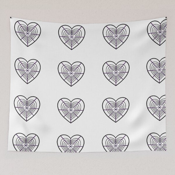 Item preview, Spiderweb Heart  — Trendy Gothic Halloween Design designed and sold by Sweet Blob Co.