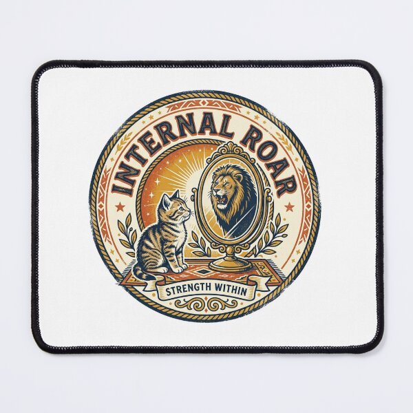 Item preview, Internal Roar Kitten Sees Lion Mirror designed and sold by Sanan Israyilli.
