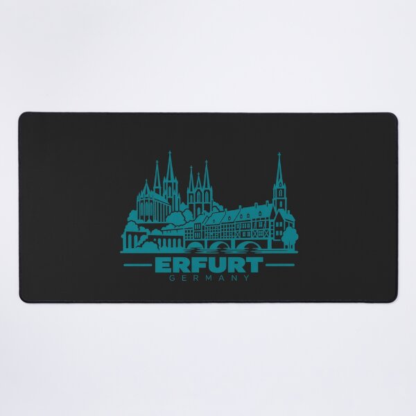 Item preview, Erfurt Germany Line Art Landmark Poster designed and sold by CMYKStudio.