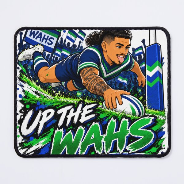 Item preview, Up The Wahs New Zealand Rugby League Fan designed and sold by Kenzie & Co.