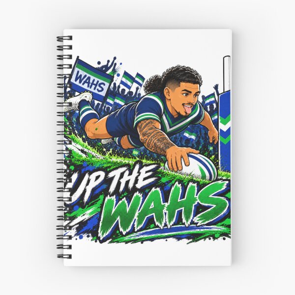 Item preview, Up The Wahs New Zealand Rugby League Fan designed and sold by Kenzie & Co.