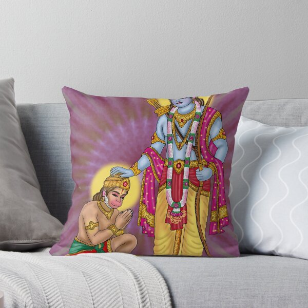 Item preview, Lord Rama & Hanuman Digital Drawing | Hindu Devotional Artwork designed and sold by Harshit_Digital_Arts.