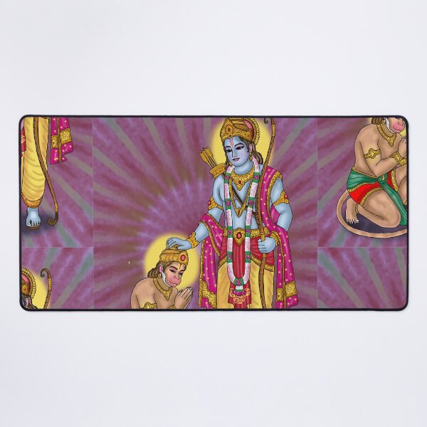 Item preview, Lord Rama & Hanuman Digital Drawing | Hindu Devotional Artwork designed and sold by Harshit_Digital_Arts.
