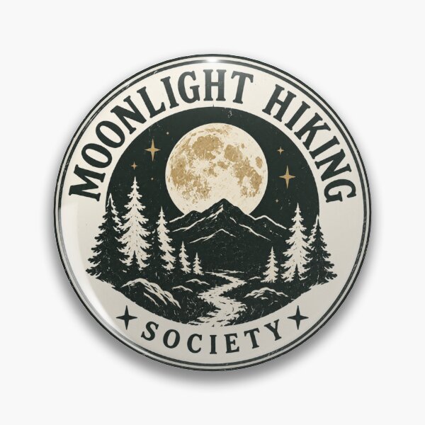 Item preview, Moonlight Hiking Society designed and sold by CampAndCoast.
