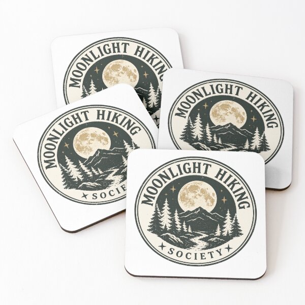 Item preview, Moonlight Hiking Society designed and sold by CampAndCoast.