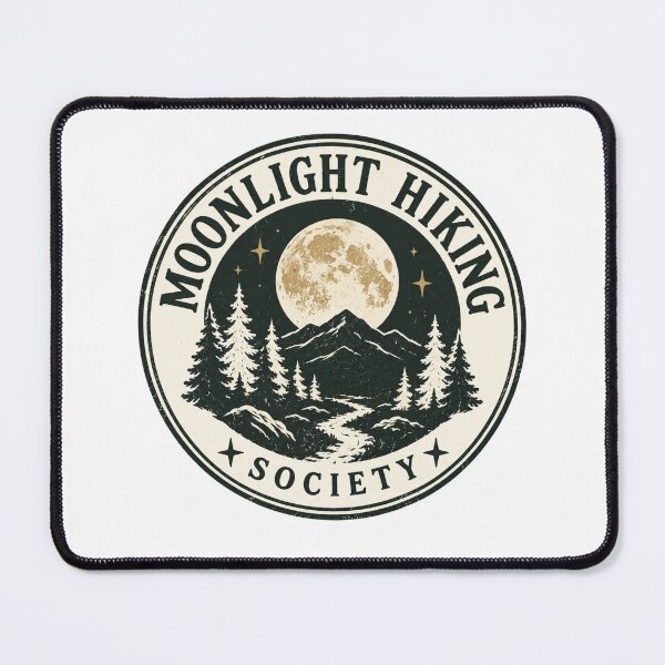 Item preview, Moonlight Hiking Society designed and sold by CampAndCoast.