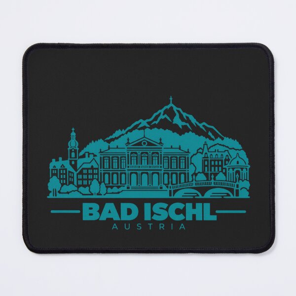 Item preview, Bad Ischl Austria Line Art Travel Poster designed and sold by CMYKStudio.