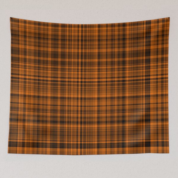 Item preview, Plaid Pattern Brown Orange designed and sold by ArtbyDebbieC.
