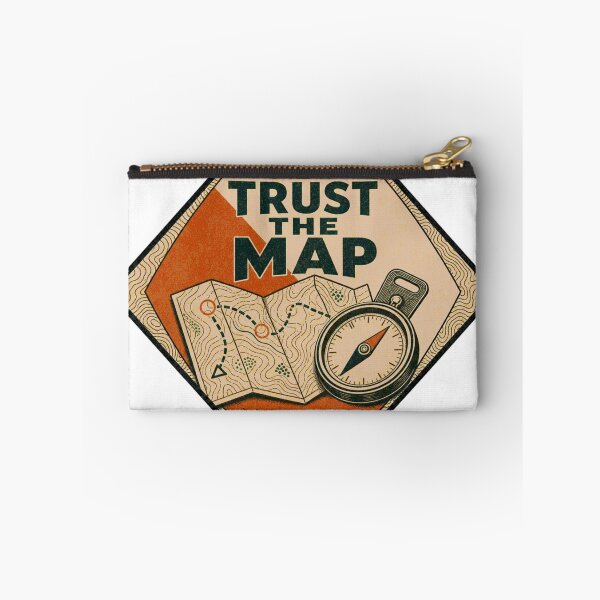 Item preview, Trust The Map Orienteering Badge designed and sold by BoosterShop.