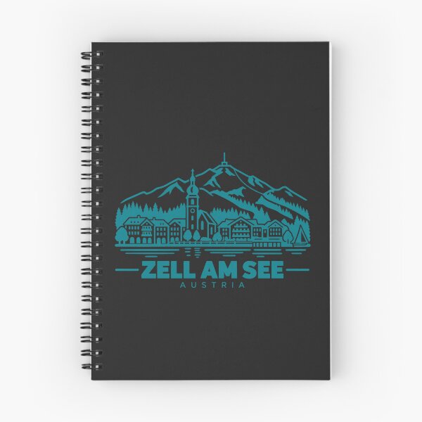 Item preview, Zell am See Austria Line Art Lake Poster designed and sold by CMYKStudio.