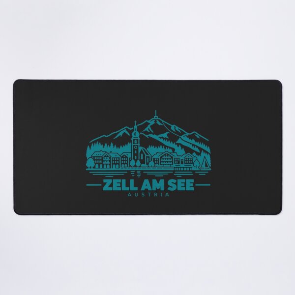 Item preview, Zell am See Austria Line Art Lake Poster designed and sold by CMYKStudio.