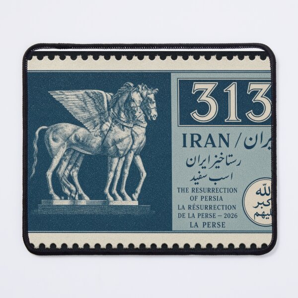 Item preview, Horses of Iran Stamp Series 313 #1 designed and sold by éléphant noir.