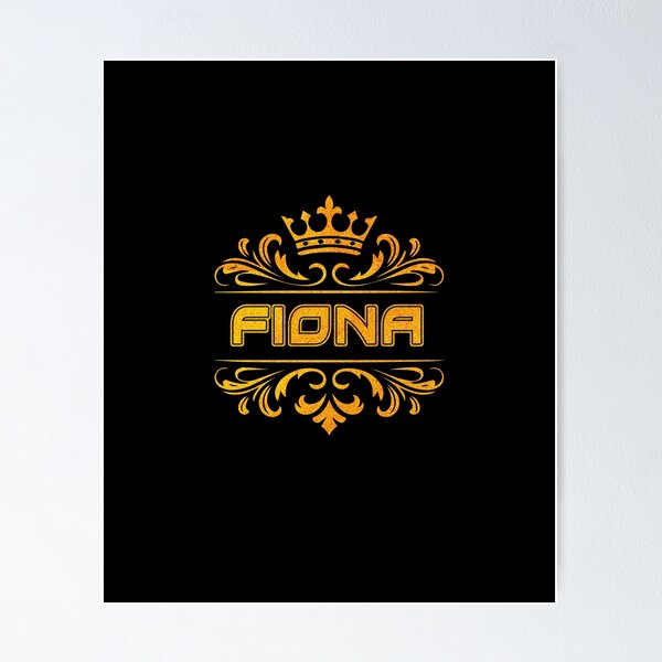 Item preview, Fiona Personalized Name With Crown - Cool & Custom Gift for Girls, Teens designed and sold by Oussinc.