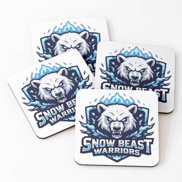 Item preview, Guerreros de la Bestia de Nieve — Logotipo del equipo deportivo MGN designed and sold by Black Infinite Worlds.