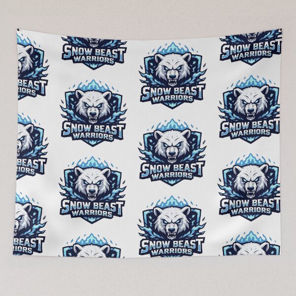 Item preview, Snow Beast Warriors — MGN Sports Team Logo designed and sold by Black Infinite Worlds.
