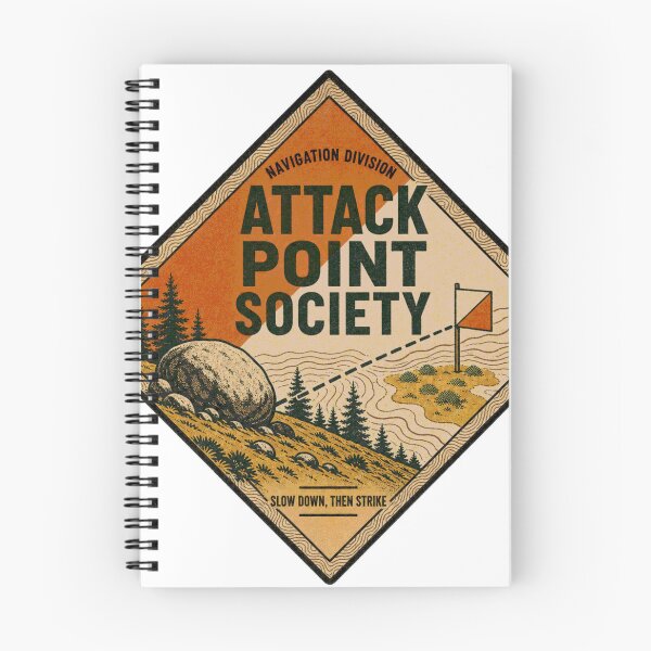 Item preview, Attack Point Society Orienteering Club Emblem designed and sold by BoosterShop.