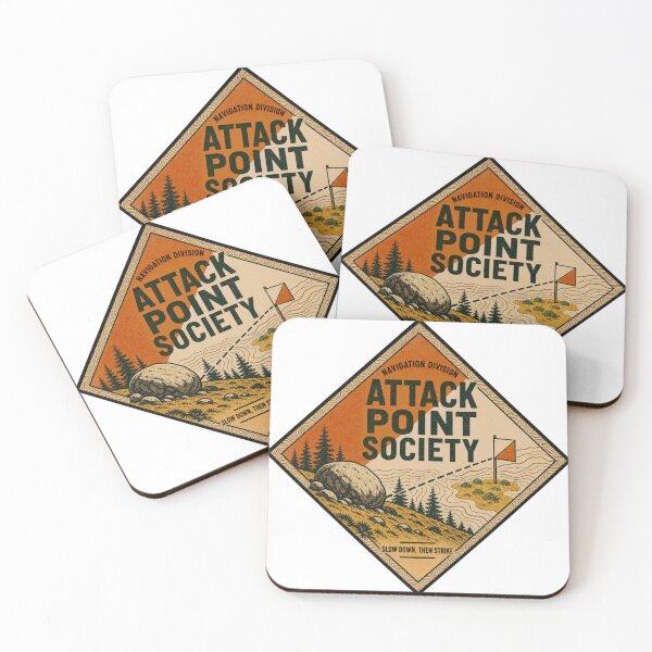 Item preview, Attack Point Society Orienteering Club Emblem designed and sold by BoosterShop.