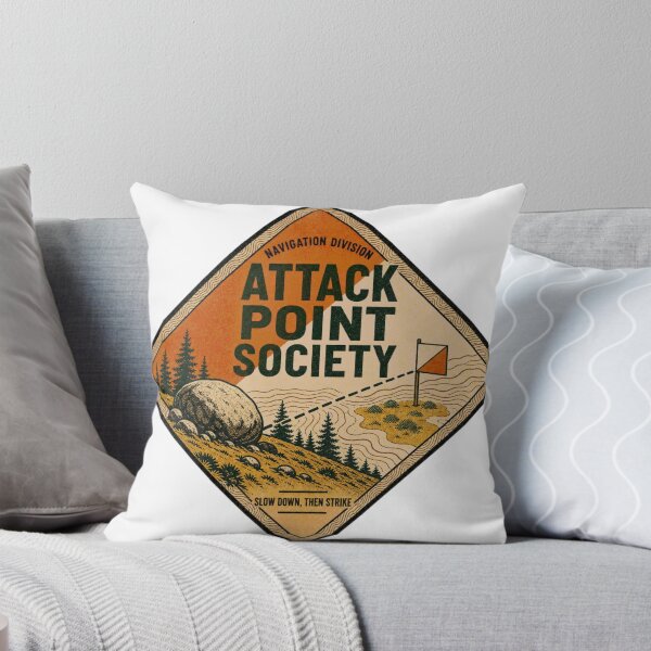 Item preview, Attack Point Society Orienteering Club Emblem designed and sold by BoosterShop.