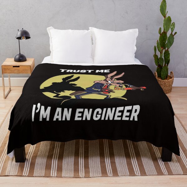 Item preview, Trust Me I'm An Engineer Funny Wile E Coyote Quote designed and sold by qullustionay.