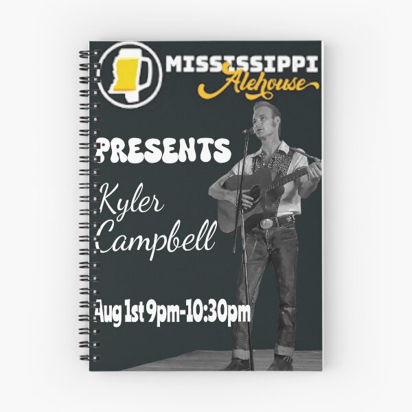 Item preview, Kyler Campbell at Mississippi Ale House Concert Poster designed and sold by Kyler Campbell.