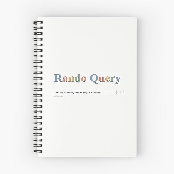 Item preview, Rando Query Refrigerator Penguin - Funny Surreal Search Bar designed and sold by JustAsmahDesign.