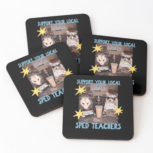 Item preview, Support Your Local Sped Teacher Raccoon designed and sold by OddityVault.
