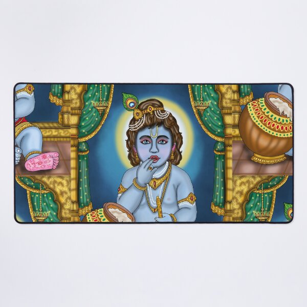 Item preview, Lord Krishna Digital Drawing | Hindu Deity Spiritual Artwork designed and sold by Harshit_Digital_Arts.