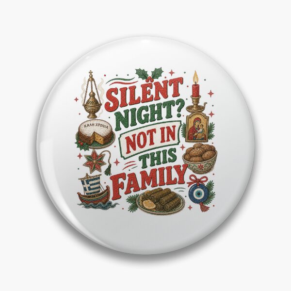 Item preview, Silent Night Not in This Greek Family designed and sold by SpEnMa-Holidays.