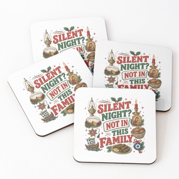 Item preview, Silent Night Not in This Greek Family designed and sold by SpEnMa-Holidays.