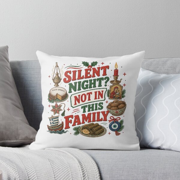 Item preview, Silent Night Not in This Greek Family designed and sold by SpEnMa-Holidays.