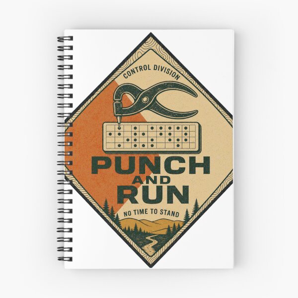 Item preview, Punch and Run Orienteering Checkpoint Badge designed and sold by BoosterShop.