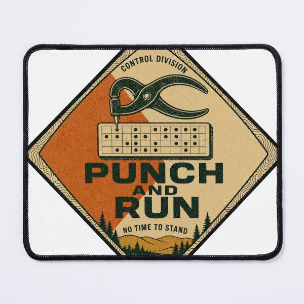 Item preview, Punch and Run Orienteering Checkpoint Badge designed and sold by BoosterShop.