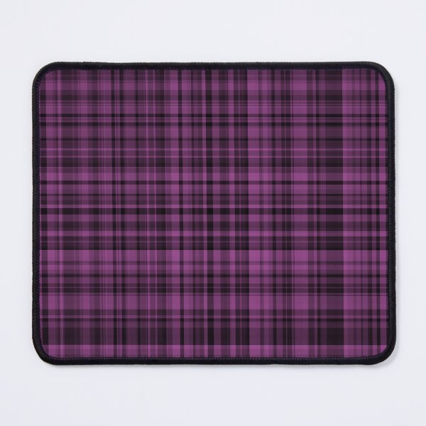 Item preview, Plaid Pattern Purple Black designed and sold by ArtbyDebbieC.